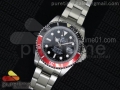 Submariner 16610 Black Dial Red/Black Bezel on SS Bracelet A23J