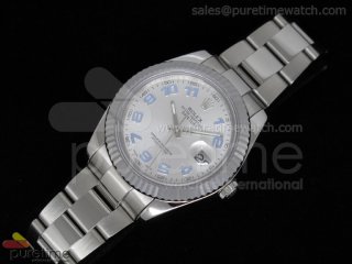 DateJust II SS Silver Numeral Dial Oyster A3135