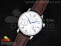 1815 Classic Power Reserve Stainless White Dial Leather Asian Unitas A21J