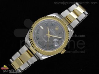 Date Just II 41mm SS/YG Grey Dial Roman Marker SS/YG Oyster Bracelet