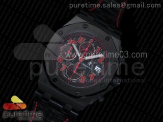 Royal Oak Offshore "Las Vegas" JF Best Edition on Black Leather Strap A7750 V2