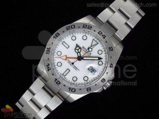 Explorer II Ultimate Edition SS White Dial on Bracelet A2813