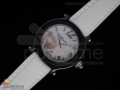 Happy Sports Ladies Valentine Limited Edition Ceramic White Dial Rubber Strap Swiss Quartz