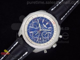 Bentley Motors 2009 SS Blue Dial on Black Leather Strap A7750