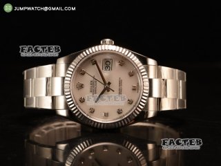 DateJust 41 SS Polished Bezel BP Best Edition White Dial on SS Bracelet Swiss ETA 2836