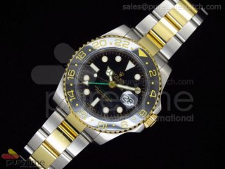 GMT-Master II SS/YG Black Dial on Bracelet SW220