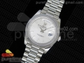 Day-Date II 228239 SS 1:1 Best Edition Silver Dial on SS Bracelet A3255