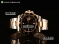 Top Quality Rolex Submariner Two Tone Case Black Dial Diamonds Markers Two Tone Bracelet