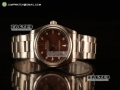 Rolex Milgauss Vintage Steel Case With Brown Dial Yellow Dot Oyster Bracelet