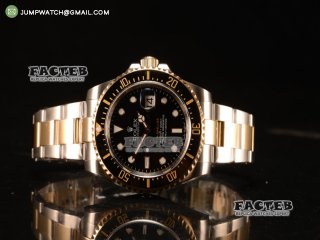 Submariner Swiss ETA 2836 Automatic Black Dial With Ceramic Bezel Two Tone 116613 BK