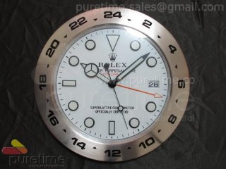 Rollie Explorer II 216570 Style Wall Clock