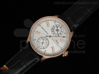 6100 Regulateur Jubilaum Rose Gold Limited Edition on Black Leathe Strap